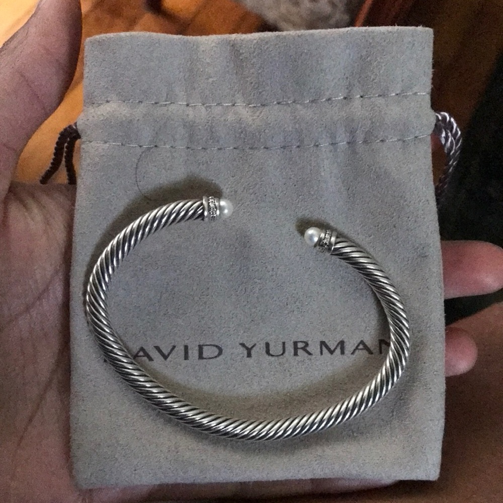 David Yurman pearl 5mm bracelet